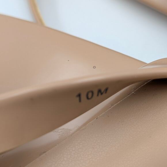 Nine West Hinell Kitten Heel Sandal Ankle Strap Warm Buff Size US10M EU41 - Picture 8 of 9